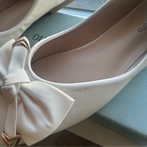 White Bow Women's Flats C. Paravano - Picture 5 of 7